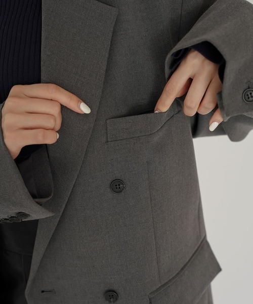 セール】ダブル ジャケット コート KINO THE KEI（テーラード