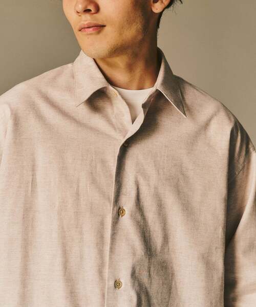 417 EDIFICE(フォーワンセブンエディフィス)の「【SIDOGRAS / シドグラス】LE JAPON Akita フランネルシャツ(シャツ/ブラウス・メンズ・アイボリー/チョコ/ブラウン系その他/ブラウン/ウッド/ブルー系その他・SMALL/MEDIUM/LARGE)」の21枚目の写真