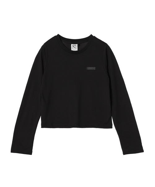 PUMA(プーマ)の「PUMA X ROSE Slim Longsleeve Tee 633805-01(Tシャツ/カットソー・レディース・ブラック・SMALL/MEDIUM/LARGE)」の2枚目の写真
