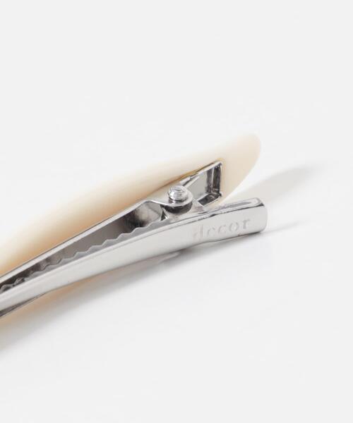 URBAN RESEARCH（アーバンリサーチ）の「decor『デコール』　2P Oval hair clip（バレッタ/ヘアクリップ・レディース・ブラック/アイボリー・-）」の9枚目の写真