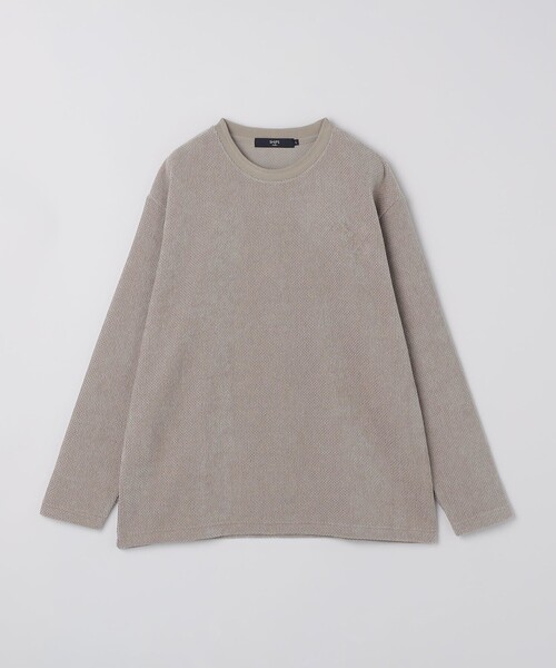 SHIPS Colors(シップス カラーズ)の「SHIPS Colors:カノコ モール ロンT(Tシャツ/カットソー・メンズ・ライトグレー/ベージュ/ネイビー・LARGE/X-LARGE/MEDIUM)」の12枚目の写真