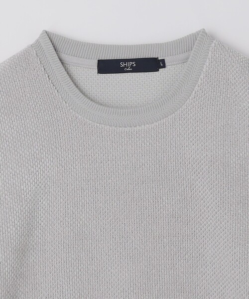 SHIPS Colors(シップス カラーズ)の「SHIPS Colors:カノコ モール ロンT(Tシャツ/カットソー・メンズ・ライトグレー/ベージュ/ネイビー・LARGE/X-LARGE/MEDIUM)」の16枚目の写真