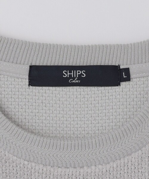 SHIPS Colors(シップス カラーズ)の「SHIPS Colors:カノコ モール ロンT(Tシャツ/カットソー・メンズ・ライトグレー/ベージュ/ネイビー・LARGE/X-LARGE/MEDIUM)」の18枚目の写真