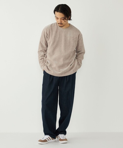 SHIPS Colors(シップス カラーズ)の「SHIPS Colors:カノコ モール ロンT(Tシャツ/カットソー・メンズ・ライトグレー/ベージュ/ネイビー・LARGE/X-LARGE/MEDIUM)」の6枚目の写真