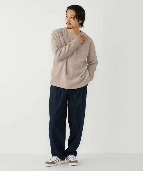 SHIPS Colors(シップス カラーズ)の「SHIPS Colors:カノコ モール ロンT(Tシャツ/カットソー・メンズ・ライトグレー/ベージュ/ネイビー・LARGE/X-LARGE/MEDIUM)」の7枚目の写真