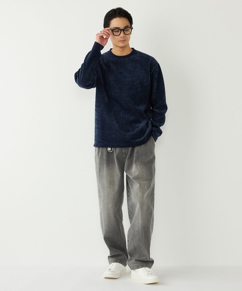 SHIPS Colors(シップス カラーズ)の「SHIPS Colors:カノコ モール ロンT(Tシャツ/カットソー・メンズ・ライトグレー/ベージュ/ネイビー・LARGE/X-LARGE/MEDIUM)」の10枚目の写真