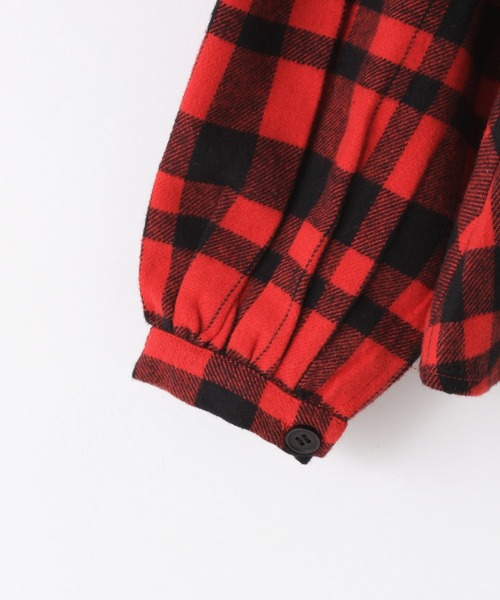 LOWRYS FARM（ローリーズファーム）の「INDIA IS BEAUTIFULチェックブラウス　598227（シャツ/ブラウス・キッズ・レッド/ブルー・120cm/150cm/110cm/140cm/130cm）」の11枚目の写真