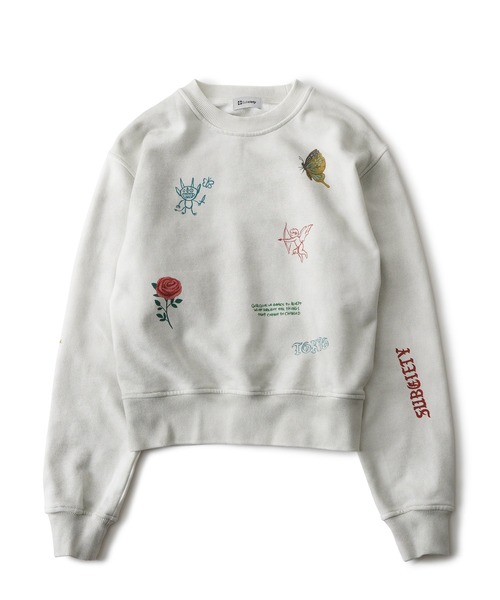 Subciety(サブサエティ)の「【WOMEN】Memorial sweat(スウェット・レディース・オフホワイト/ブラック・FREE)」の13枚目の写真