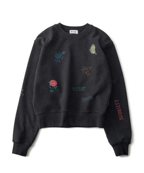 Subciety(サブサエティ)の「【WOMEN】Memorial sweat(スウェット・レディース・オフホワイト/ブラック・FREE)」の7枚目の写真