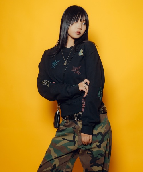 Subciety(サブサエティ)の「【WOMEN】Memorial sweat(スウェット・レディース・オフホワイト/ブラック・FREE)」の12枚目の写真