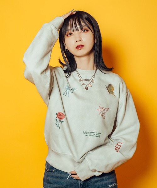 Subciety(サブサエティ)の「【WOMEN】Memorial sweat(スウェット・レディース・オフホワイト/ブラック・FREE)」の20枚目の写真