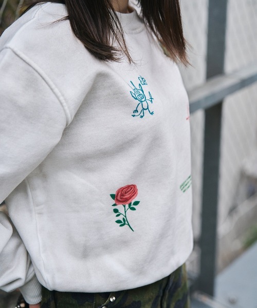Subciety(サブサエティ)の「【WOMEN】Memorial sweat(スウェット・レディース・オフホワイト/ブラック・FREE)」の16枚目の写真
