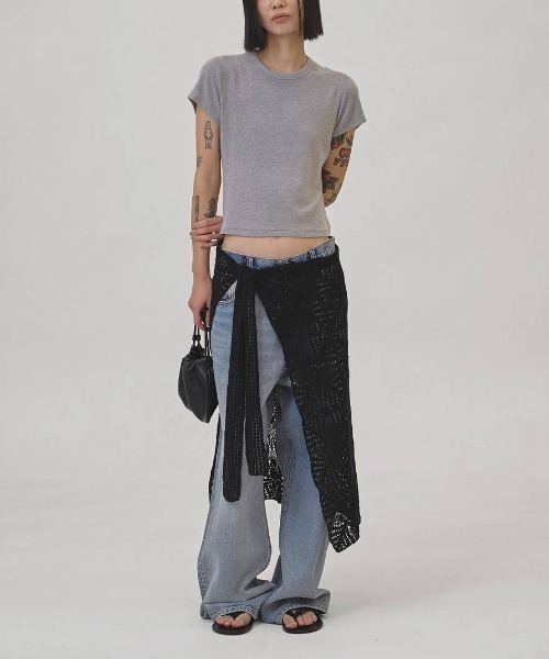 TODAYFUL(トゥデイフル)の「TODAYFUL Compact Smooth T-shirts コンパクトスムースTシャツ/12610617(Tシャツ/カットソー・レディース・キナリ/チョコ/ベビーピンク/グレー・ONE SIZE)」の11枚目の写真