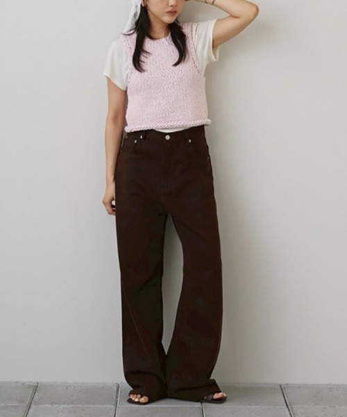 TODAYFUL(トゥデイフル)の「TODAYFUL Compact Smooth T-shirts コンパクトスムースTシャツ/12610617(Tシャツ/カットソー・レディース・キナリ/チョコ/ベビーピンク/グレー・ONE SIZE)」の17枚目の写真