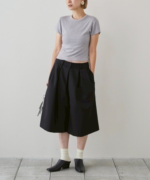 TODAYFUL(トゥデイフル)の「TODAYFUL Compact Smooth T-shirts コンパクトスムースTシャツ/12610617(Tシャツ/カットソー・レディース・キナリ/チョコ/ベビーピンク/グレー・ONE SIZE)」の20枚目の写真