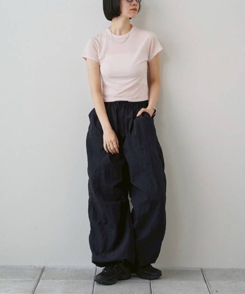 TODAYFUL(トゥデイフル)の「TODAYFUL Compact Smooth T-shirts コンパクトスムースTシャツ/12610617(Tシャツ/カットソー・レディース・キナリ/チョコ/ベビーピンク/グレー・ONE SIZE)」の22枚目の写真