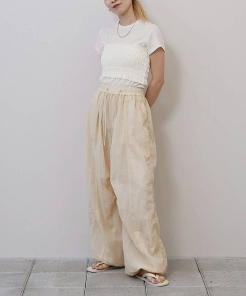 TODAYFUL(トゥデイフル)の「TODAYFUL Compact Smooth T-shirts コンパクトスムースTシャツ/12610617(Tシャツ/カットソー・レディース・キナリ/チョコ/ベビーピンク/グレー・ONE SIZE)」の18枚目の写真
