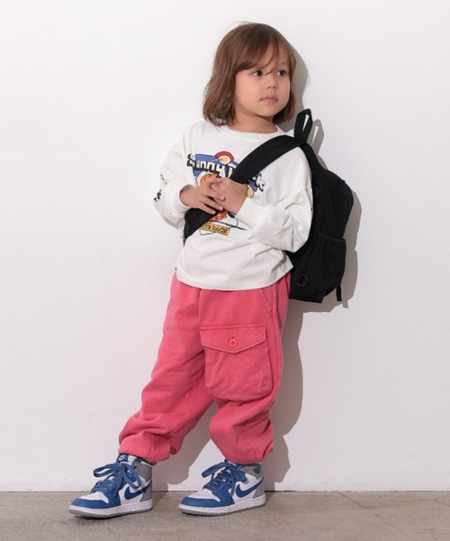 Ocean&Ground（オーシャン&グラウンド）の「ﾜﾝｼｮﾙﾀﾞｰBAG GOODAY（ボディバッグ/ウエストポーチ・キッズ・ラベンダー/ベージュ/エメラルド/ブラック/レッド/グリーン/ダークネイビー・FREE）」の12枚目の写真