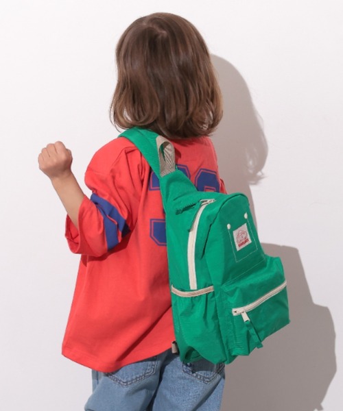 Ocean&Ground（オーシャン&グラウンド）の「ﾜﾝｼｮﾙﾀﾞｰBAG GOODAY（ボディバッグ/ウエストポーチ・キッズ・ラベンダー/ベージュ/エメラルド/ブラック/レッド/グリーン/ダークネイビー・FREE）」の10枚目の写真