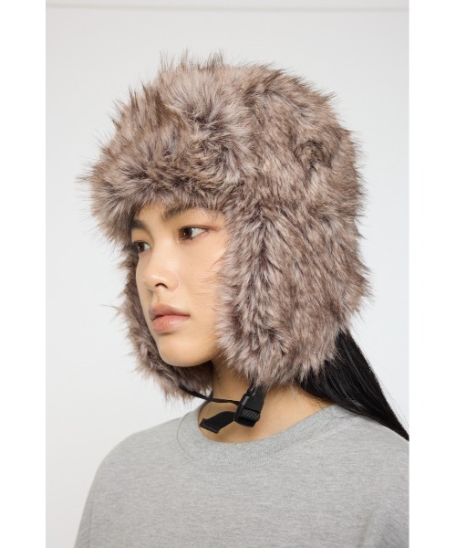 MOUSSY（マウジー）の「AVIREX F/FUR フライトキャップ（ハット・レディース・マルチ・FREE）」の5枚目の写真