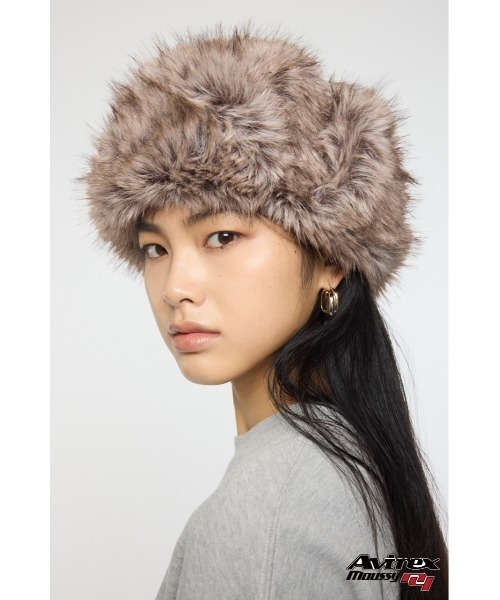 MOUSSY（マウジー）の「AVIREX F/FUR フライトキャップ（ハット・レディース・マルチ・FREE）」の2枚目の写真
