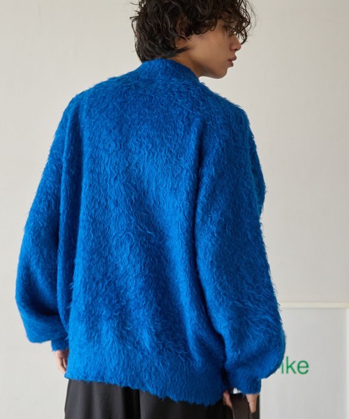 PBLIM（ページボーイリム）の「《UNISEX》ブークレーキモウカーディガン（カーディガン/ボレロ・レディース・ブラウン/ブルー/チャコールグレー・FREE）」の20枚目の写真