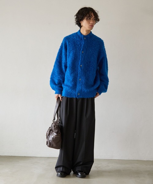 PBLIM（ページボーイリム）の「《UNISEX》ブークレーキモウカーディガン（カーディガン/ボレロ・レディース・ブラウン/ブルー/チャコールグレー・FREE）」の21枚目の写真