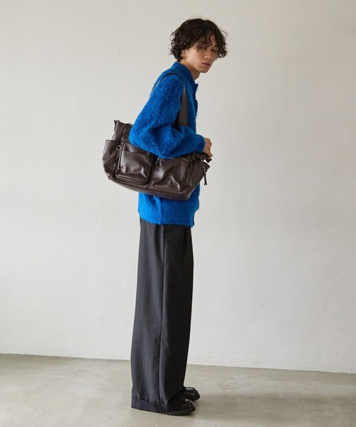 PBLIM（ページボーイリム）の「《UNISEX》ブークレーキモウカーディガン（カーディガン/ボレロ・レディース・ブラウン/ブルー/チャコールグレー・FREE）」の22枚目の写真