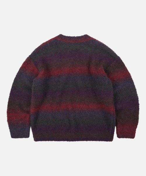 FRIZMWORKS(フリズムワークス)の「GRADATION BOUCLE KNIT _ PURPLE(ニット/セーター・メンズ・その他・MEDIUM/LARGE/SMALL/X-LARGE)」の2枚目の写真