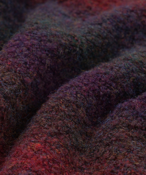 FRIZMWORKS(フリズムワークス)の「GRADATION BOUCLE KNIT _ PURPLE(ニット/セーター・メンズ・その他・MEDIUM/LARGE/SMALL/X-LARGE)」の6枚目の写真