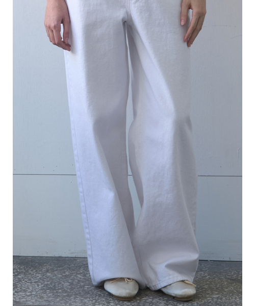 Kijun(キジュン)の「デイリーエッセンシャルジーンズ オフホワイト(デニムパンツ・レディース・その他・LARGE/SMALL/MEDIUM)」の2枚目の写真