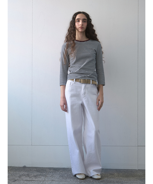 Kijun(キジュン)の「デイリーエッセンシャルジーンズ オフホワイト(デニムパンツ・レディース・その他・LARGE/SMALL/MEDIUM)」の5枚目の写真