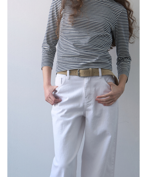 Kijun(キジュン)の「デイリーエッセンシャルジーンズ オフホワイト(デニムパンツ・レディース・その他・LARGE/SMALL/MEDIUM)」の6枚目の写真