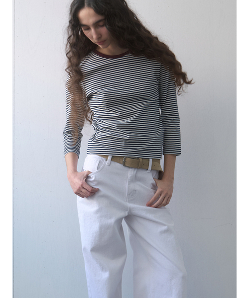 Kijun(キジュン)の「デイリーエッセンシャルジーンズ オフホワイト(デニムパンツ・レディース・その他・LARGE/SMALL/MEDIUM)」の7枚目の写真