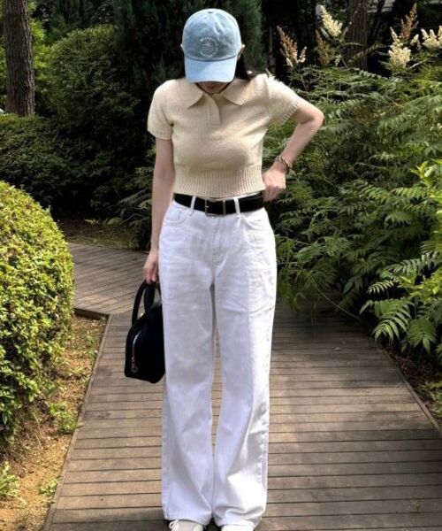 Kijun(キジュン)の「デイリーエッセンシャルジーンズ オフホワイト(デニムパンツ・レディース・その他・LARGE/SMALL/MEDIUM)」の12枚目の写真