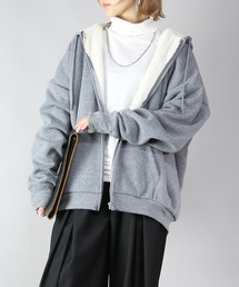 and it_ | 史上最強のあったか裏ボアスウェットジップパーカー(パーカー)