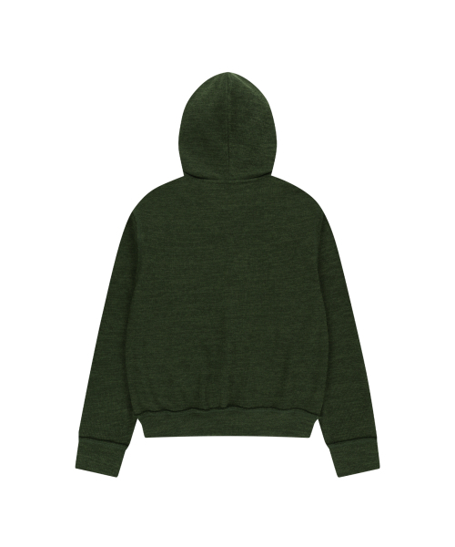 AAKAM（アーカム）の「Basic Knit Zip-Up Hoodie (Khaki)（パーカー・レディース・その他・1/2）」の12枚目の写真