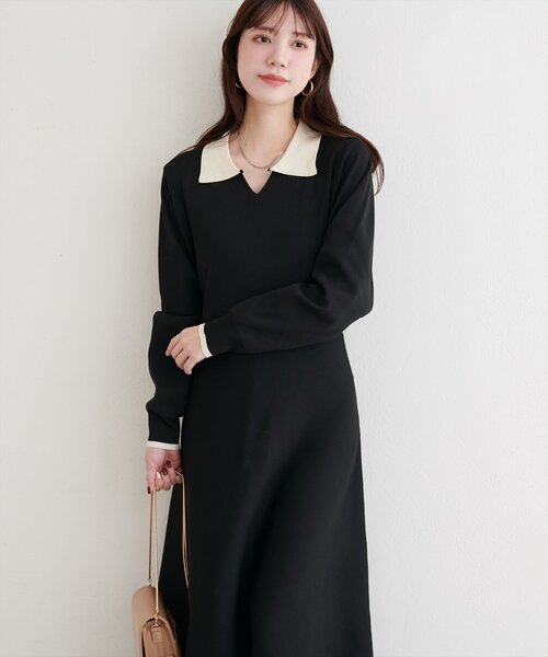 natural couture（ナチュラルクチュール）の「【WEB限定】配色衿付き