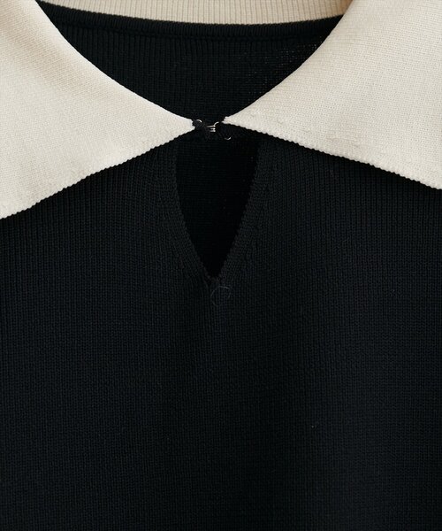 natural couture（ナチュラルクチュール）の「【WEB限定】配色衿付き