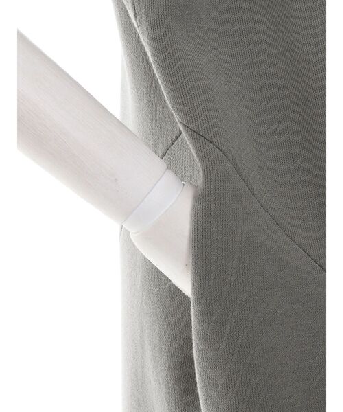 UN3D.（アンスリード）の「HOOD KNIT TENT OP / フードニットテントワンピース（ワンピース・レディース・ブラック/グレー・38/36）」の20枚目の写真