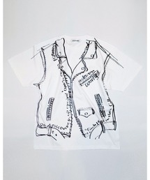 DISCOVERED（ディスカバード）の「Trompe-l’oeil Riders Printed T-shirt（Tシャツ/カットソー）」
