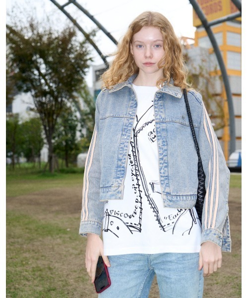 DISCOVERED(ディスカバード)の「Trompe-l’oeil Riders Printed T-shirt(Tシャツ/カットソー・メンズ・ホワイト/ブラック・FREE)」の9枚目の写真