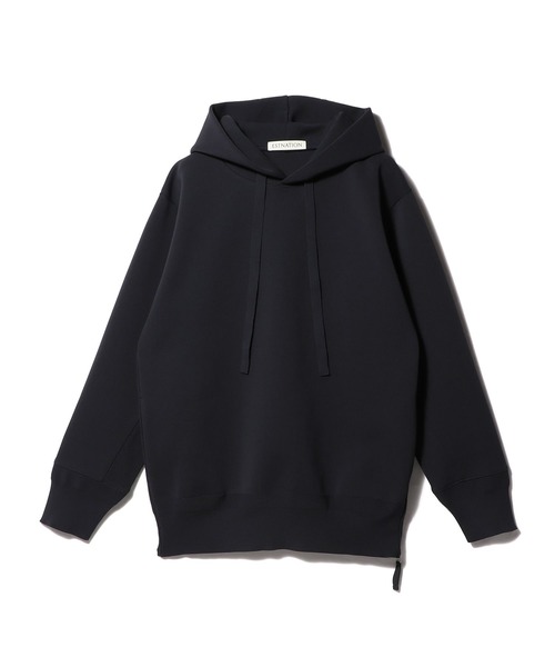 ESTNATION エストネーション ミラノリブ サイドジップ パーカー ESTNATION / ミラノリブ サイドジップフーディー＜ECOPET＞（パーカー