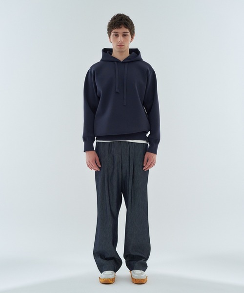 ESTNATION(エストネーション)の「ESTNATION / ミラノリブ サイドジップフーディー<ECOPET>(パーカー・メンズ・ライトグレー/ネイビー/ブラック・MEDIUM/LARGE/X-LARGE)」の17枚目の写真