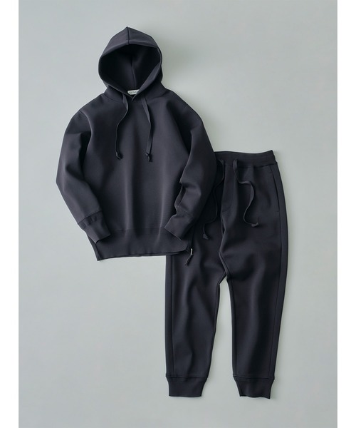 ESTNATION(エストネーション)の「ESTNATION / ミラノリブ サイドジップフーディー<ECOPET>(パーカー・メンズ・ライトグレー/ネイビー/ブラック・MEDIUM/LARGE/X-LARGE)」の5枚目の写真