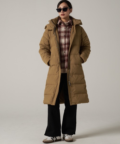 Eddie Bauer（エディーバウアー）の「ベルタウン ロングダウンパーカー（ダウンジャケット/コート・レディース・ブラック/ベージュ・M/S/XL/L）」の20枚目の写真