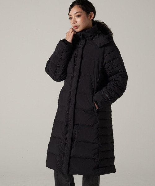 Eddie Bauer（エディーバウアー）の「ベルタウン ロングダウンパーカー（ダウンジャケット/コート・レディース・ブラック/ベージュ・M/S/XL/L）」の21枚目の写真