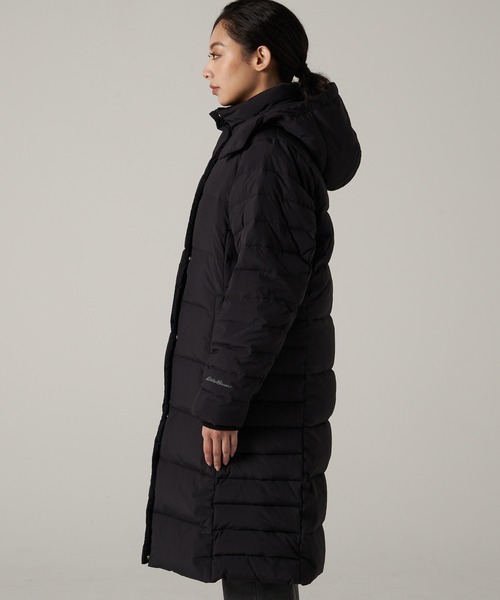 Eddie Bauer（エディーバウアー）の「ベルタウン ロングダウンパーカー（ダウンジャケット/コート・レディース・ブラック/ベージュ・M/S/XL/L）」の3枚目の写真