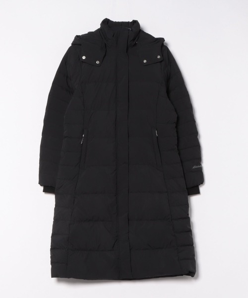 Eddie Bauer ブラックロングダウンジャケット ベルタウン ロングダウンパーカー（ダウンジャケット/コート）｜Eddie