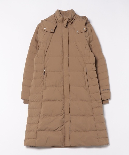 Eddie Bauer（エディーバウアー）の「ベルタウン ロングダウンパーカー（ダウンジャケット/コート・レディース・ブラック/ベージュ・M/S/XL/L）」の16枚目の写真